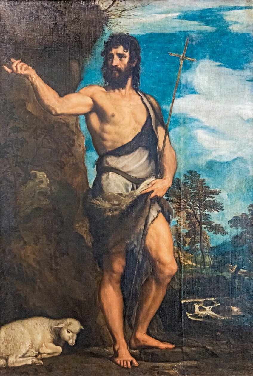 ジョン・ザ・バプティスト 作： Tiziano Vecelli