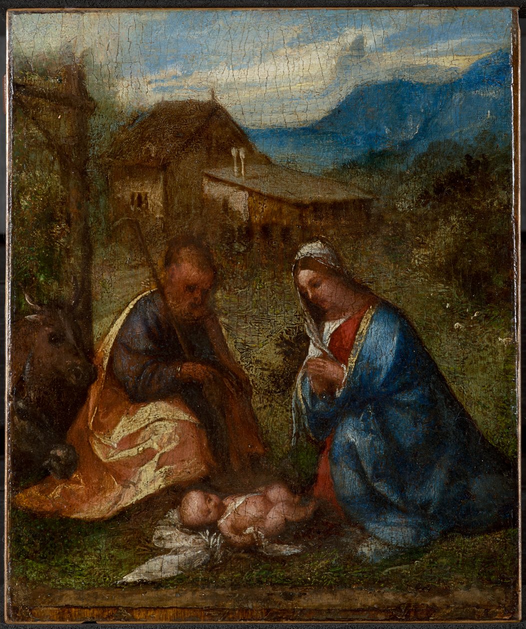 子供の礼拝、1507-1508年頃 作： Tiziano Vecelli