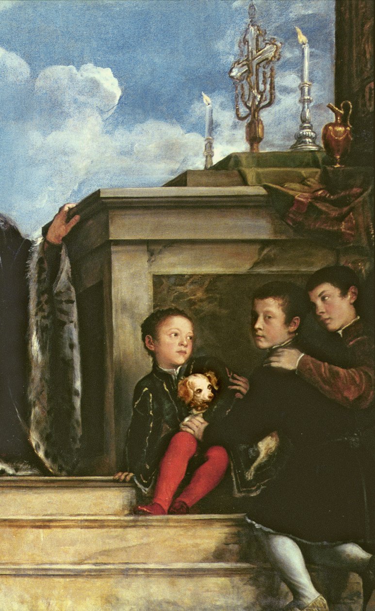 ヴェンドラミン家、1543-47油彩、キャンバス146860 作： Tiziano Vecelli