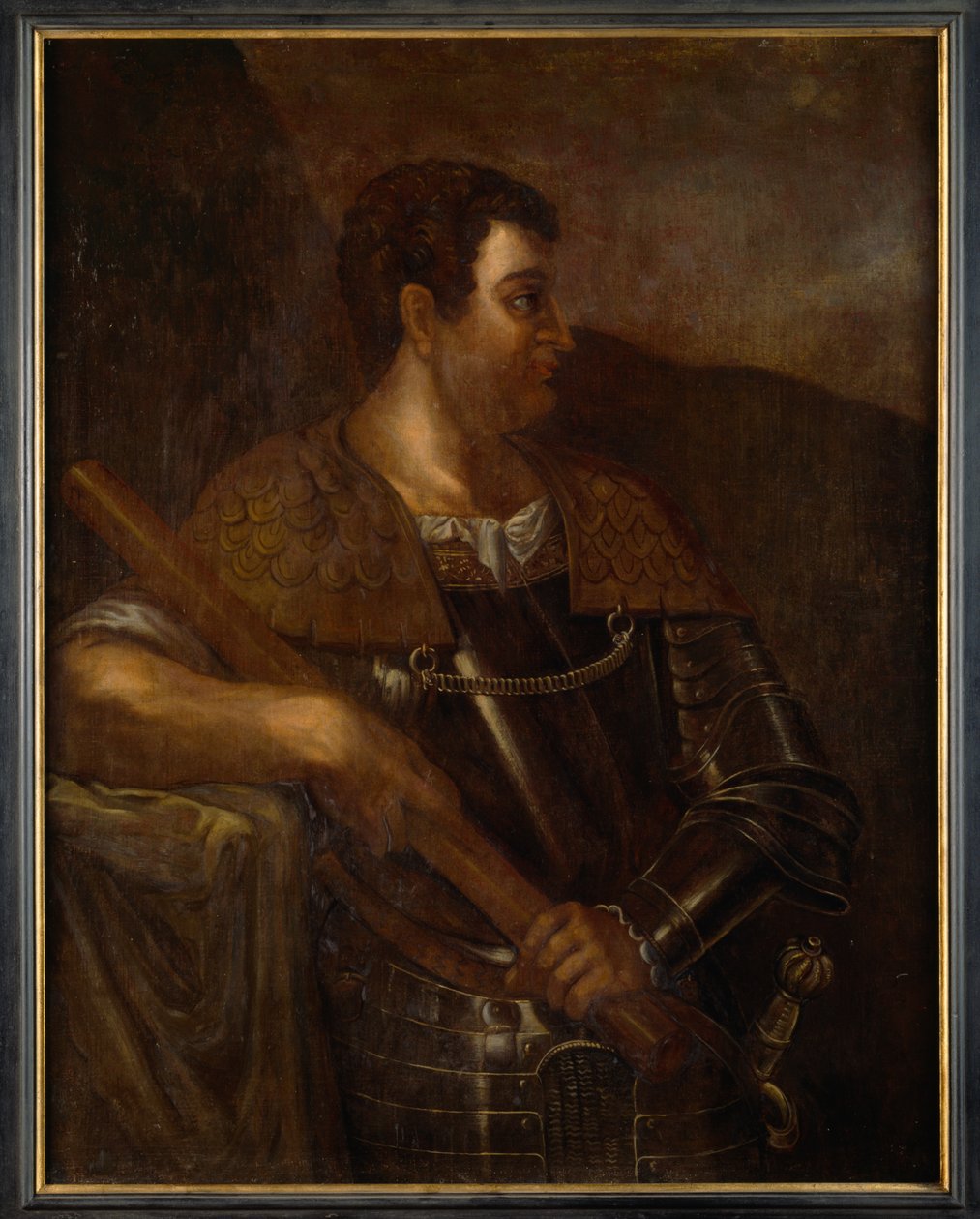 Silvius Otho（キャンバスに油彩） 作： ティツィアーノ（c.1488-1576）（後）