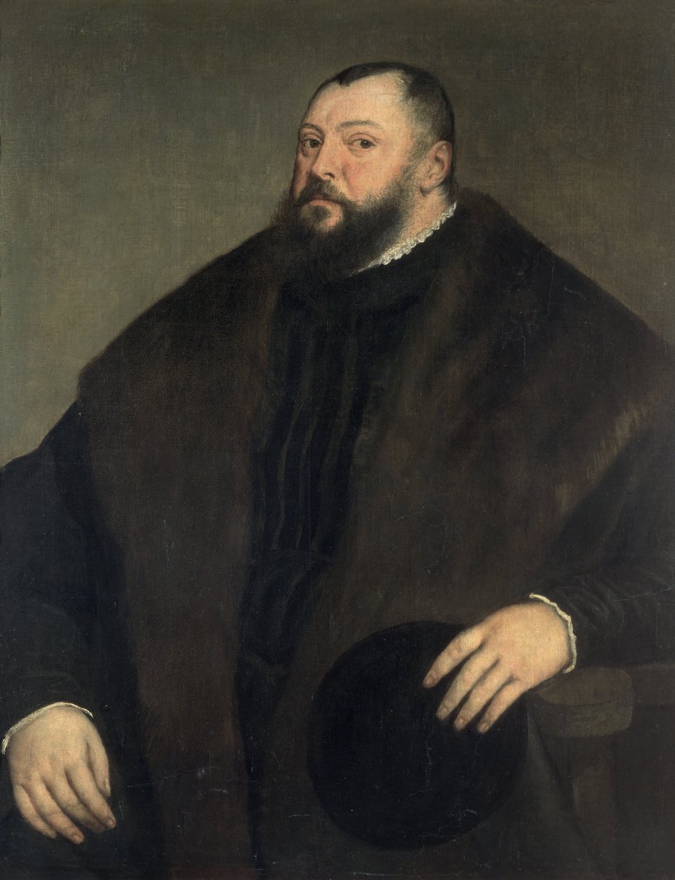 選挙人ヨハン・フライドリッヒ・ヴェン・ザクセン（1503-54）、1550-51 作： Tiziano Vecelli