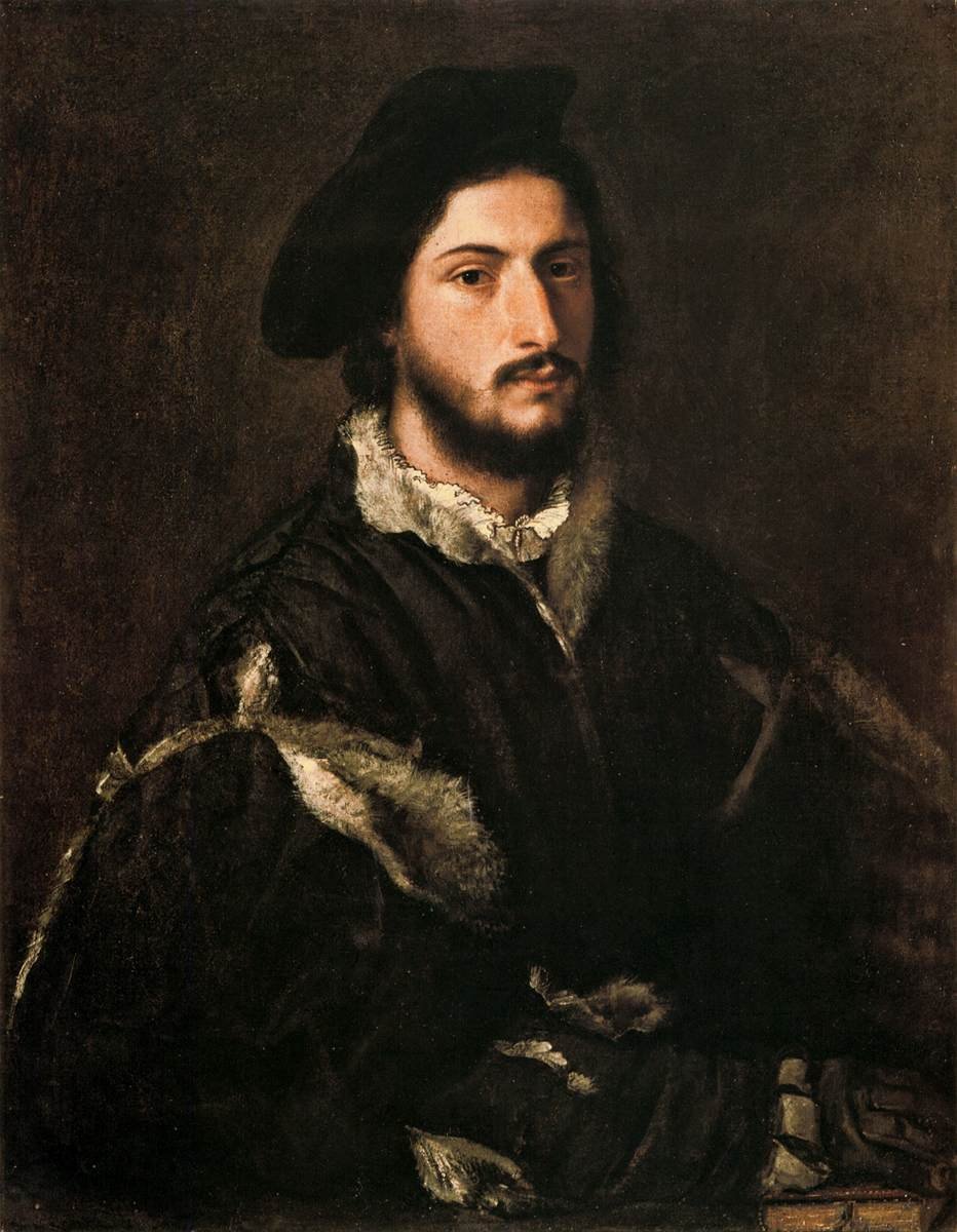 ヴィチェンツォ・モスティの肖像 作： Tiziano Vecelli