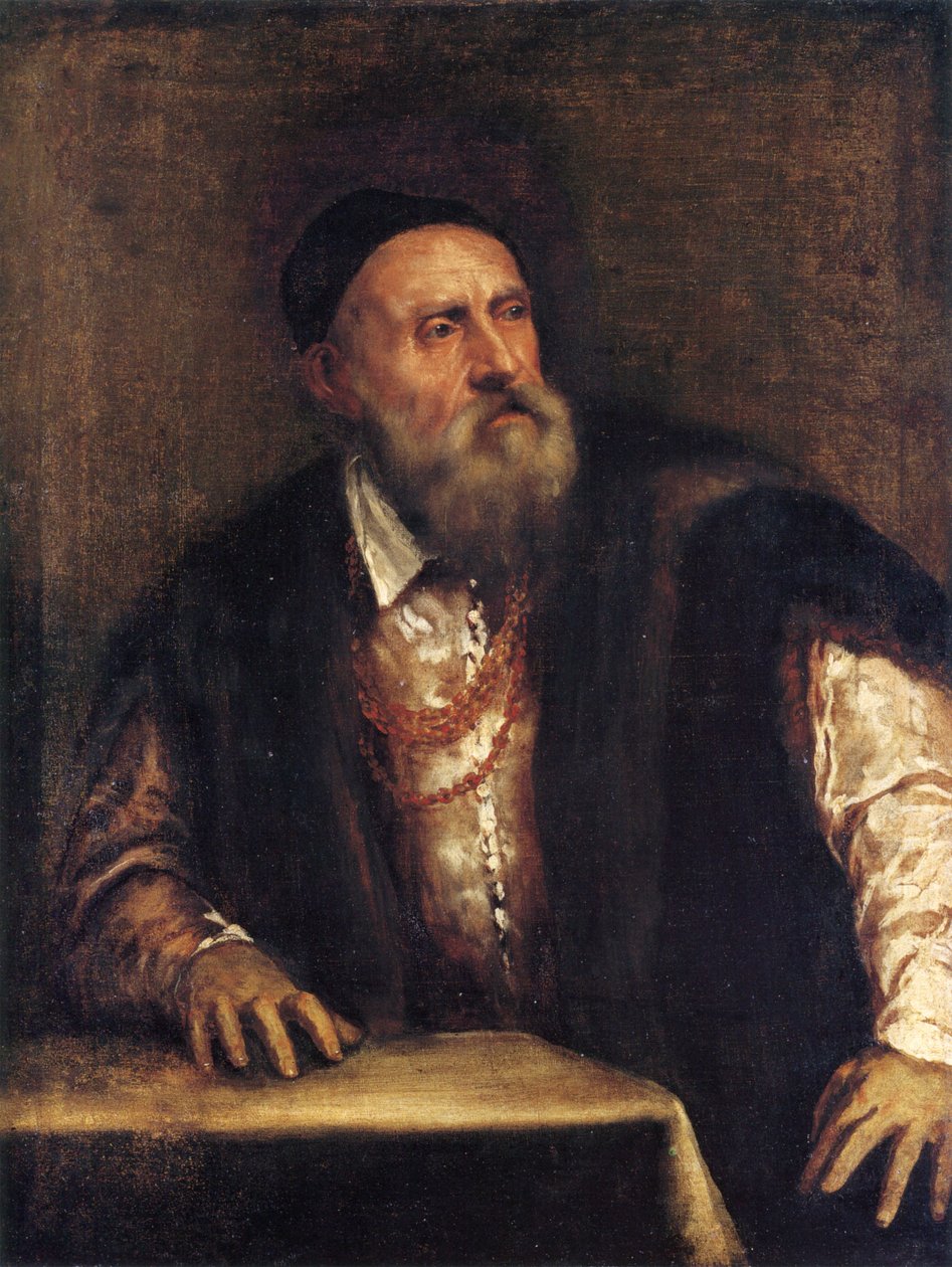 ティツィアーノの自画像 作： Tiziano Vecelli