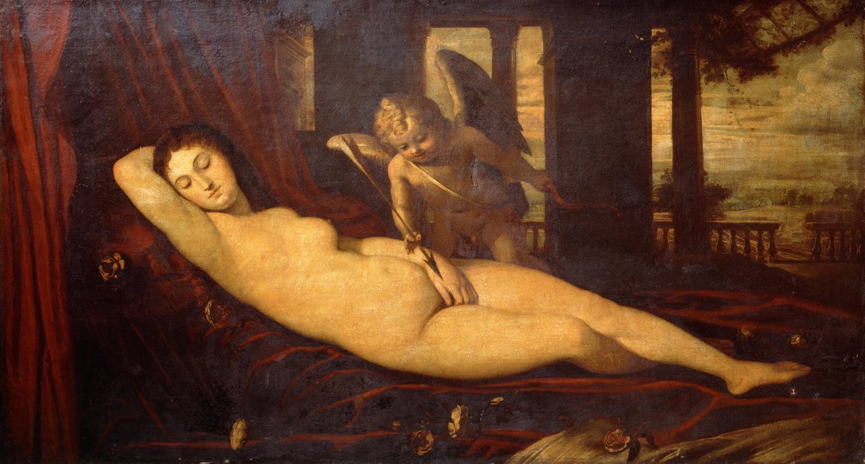 眠っている金星 作： Tiziano Vecelli