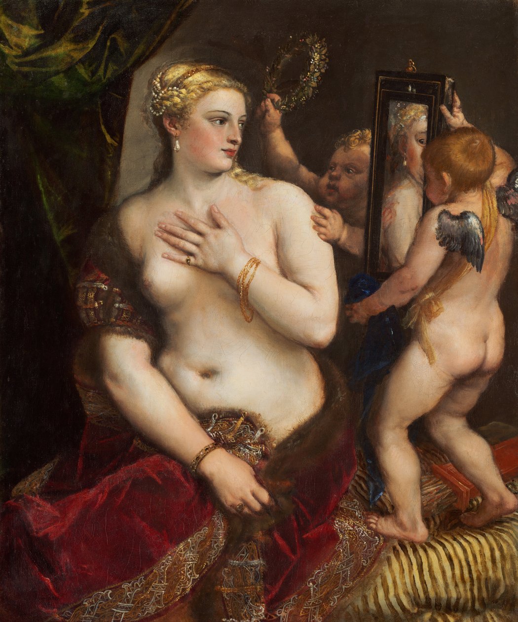 鏡のある金星 作： Tiziano Vecelli