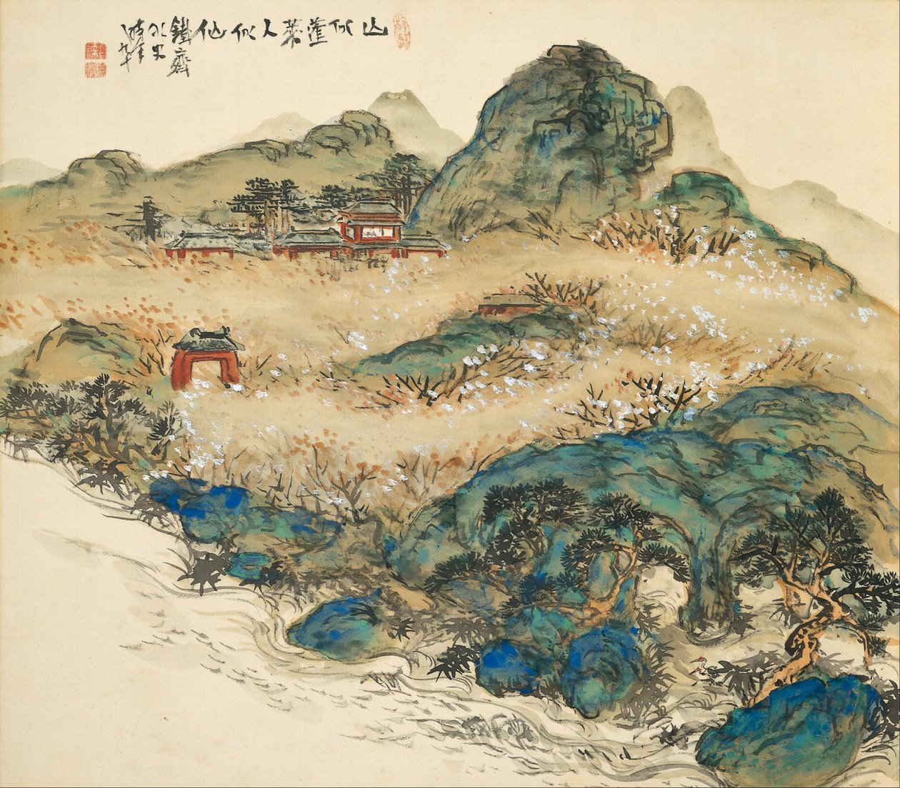 ペンライ山（不死の山） 作： 富岡鉄彩