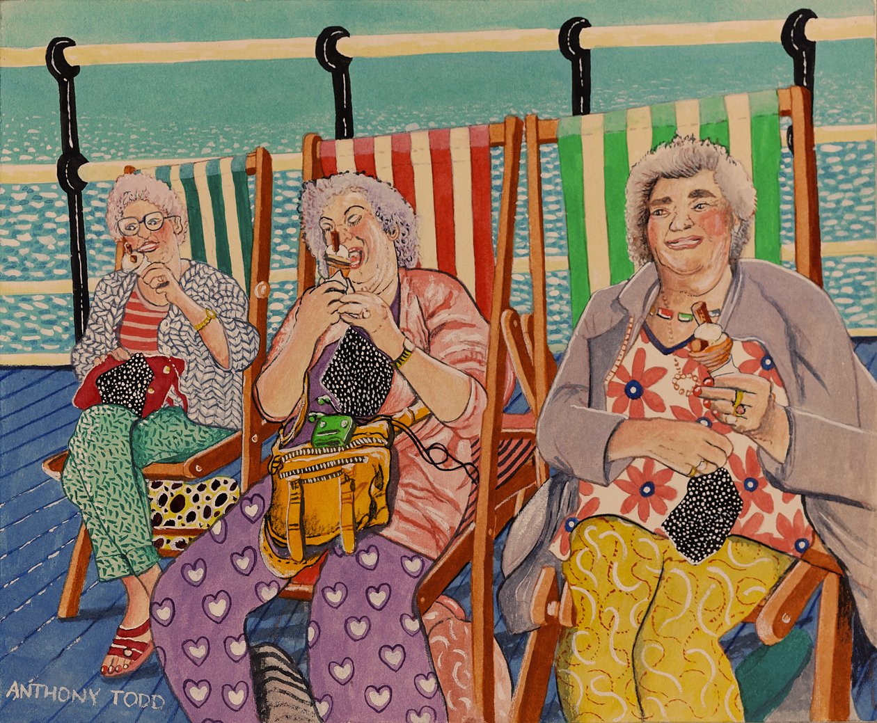 アイスクリーム・レディース（絵画） 作： トニー・トッド