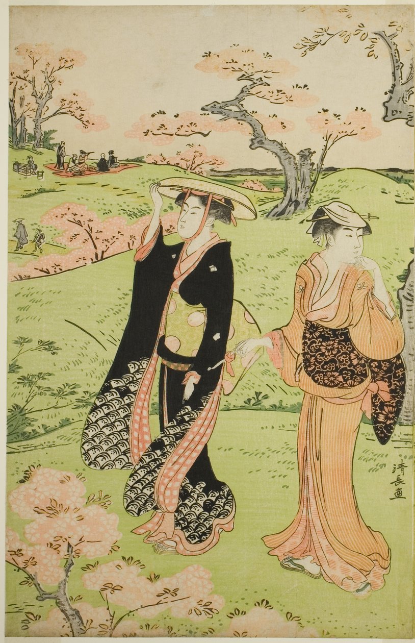 明日香の丘でお花見 作： 清永鳥居