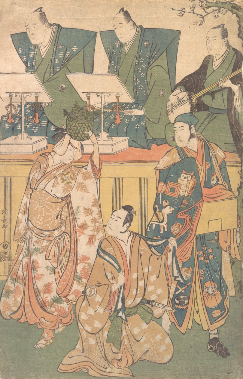 ドラマのシーン、カリフォルニア州。 1788年。 作： 清永鳥居