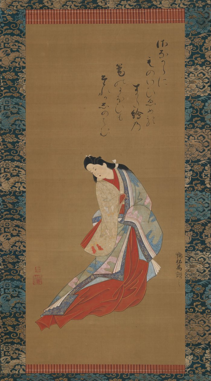 立っている娼婦、カリフォルニア州。 1720年。 作： とぜんどりふ