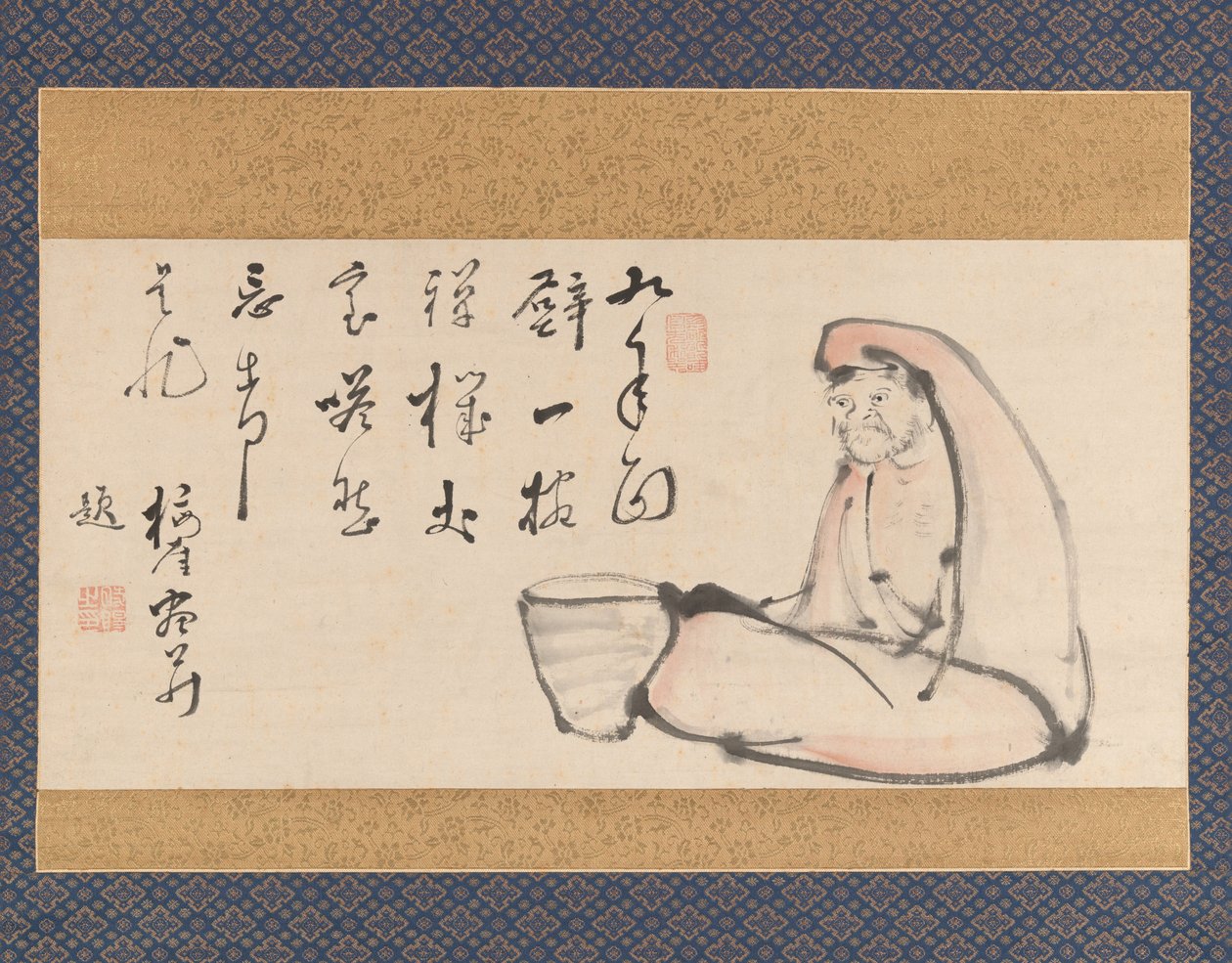 だるま、18世紀。 作： 十時梅厦