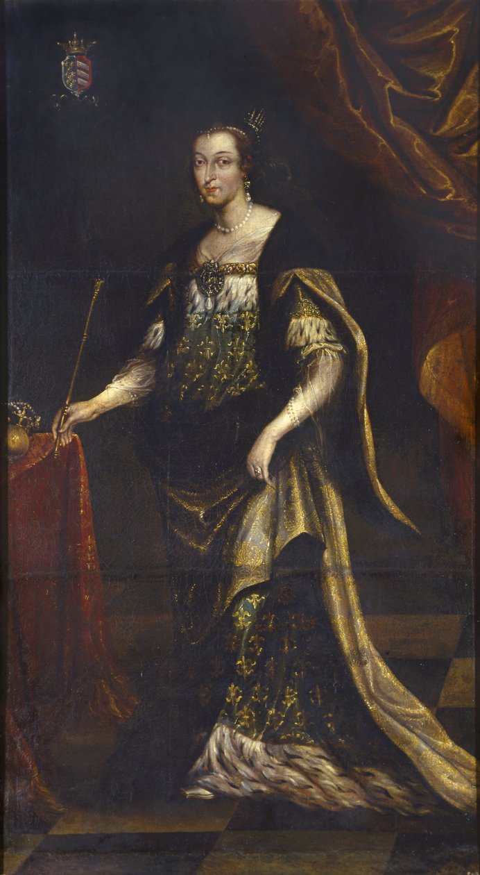 ポーランドのヤドヴィガ女王、1676年頃 作： Trycjusz