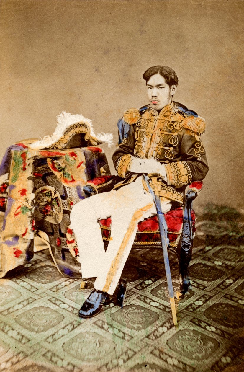 睦仁天皇、1873～1882年 作： 内田久一