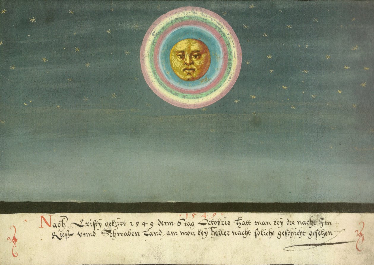 Augsburger Wunderzeichenbuch-Folio 163-シュヴァーベンのモンハロ 作： 不明不明
