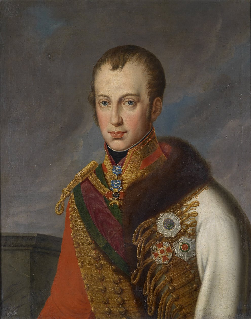 オーストリアのフェルディナンド1世の肖像（1793-1875） 作： 不明不明
