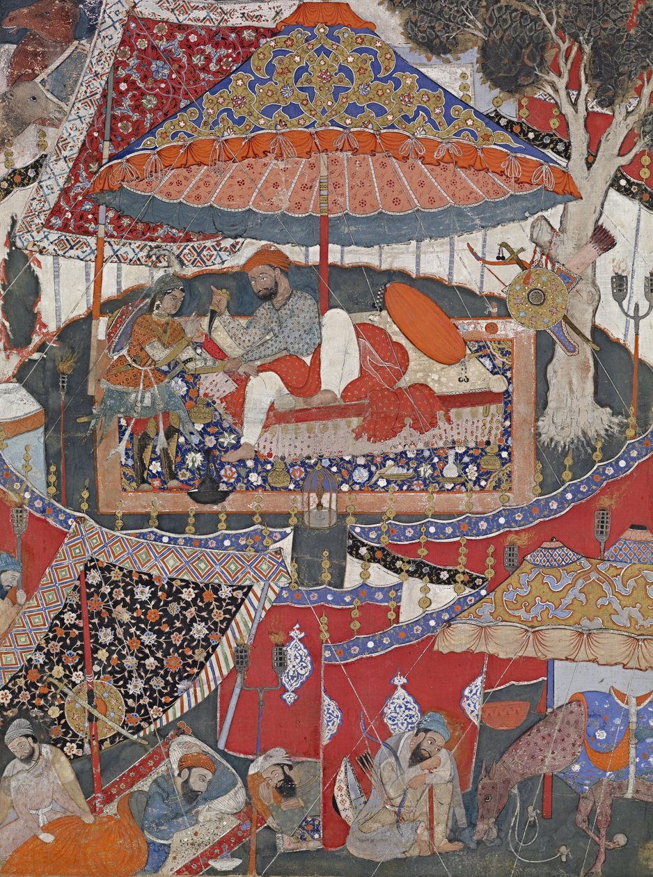 Dastan-i Amir Hamza（ハムザナマ）のページ 作： 不明不明