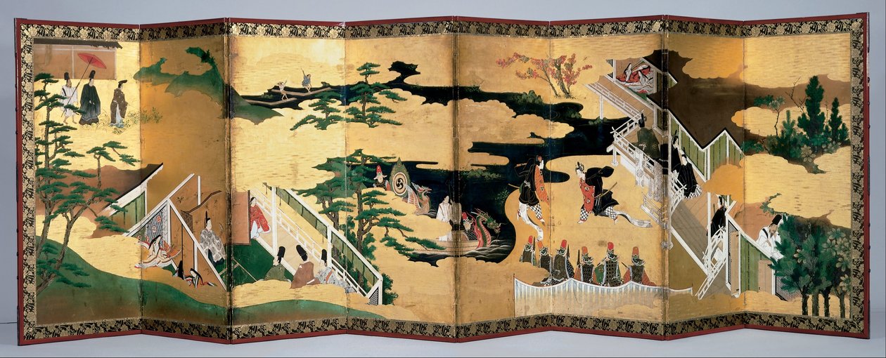 八重幕のペア-源氏物語の風景 作： 不明不明