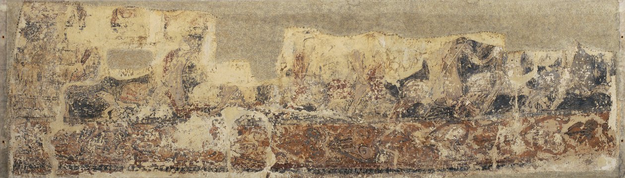 シゲナの不敬な絵-騎士団が戦いのために城を去る 作： 不明不明