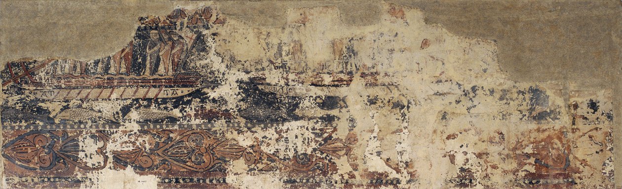 シゲナの不敬な絵画-クリスチャンのゲラとサラセンのゲラとの海戦 作： 不明不明
