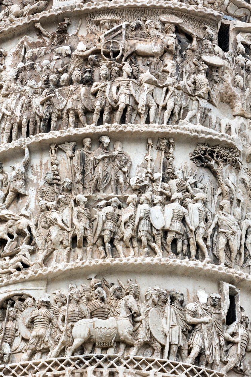 ローマ、イタリア。トラヤヌスのコラム。 作： 不明不明