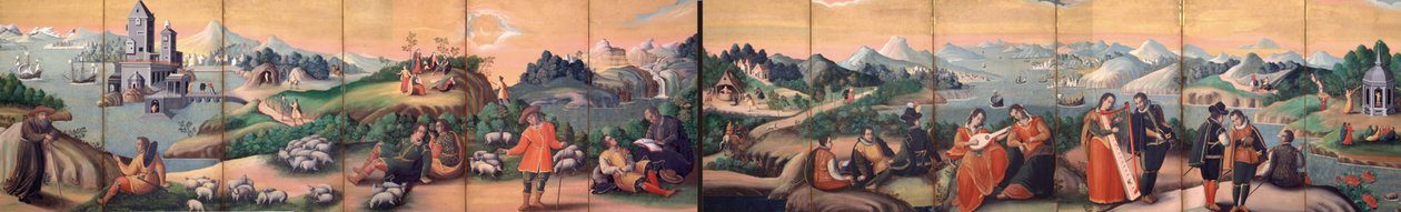 ヨーロッパの生活様式のシーン 作： 不明不明