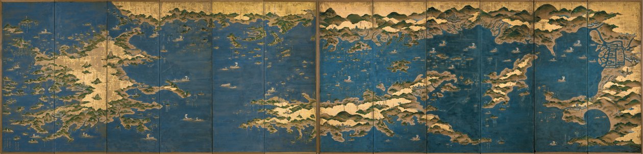 瀬戸内海-大阪から長崎への航路 作： 不明不明