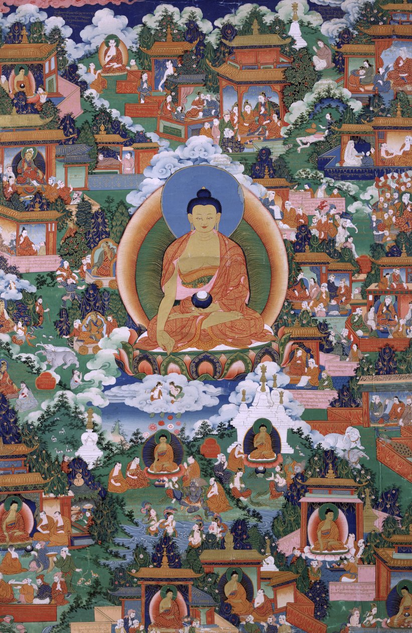 Avadanaの伝説のシーンと釈ky仏 作： 不明不明