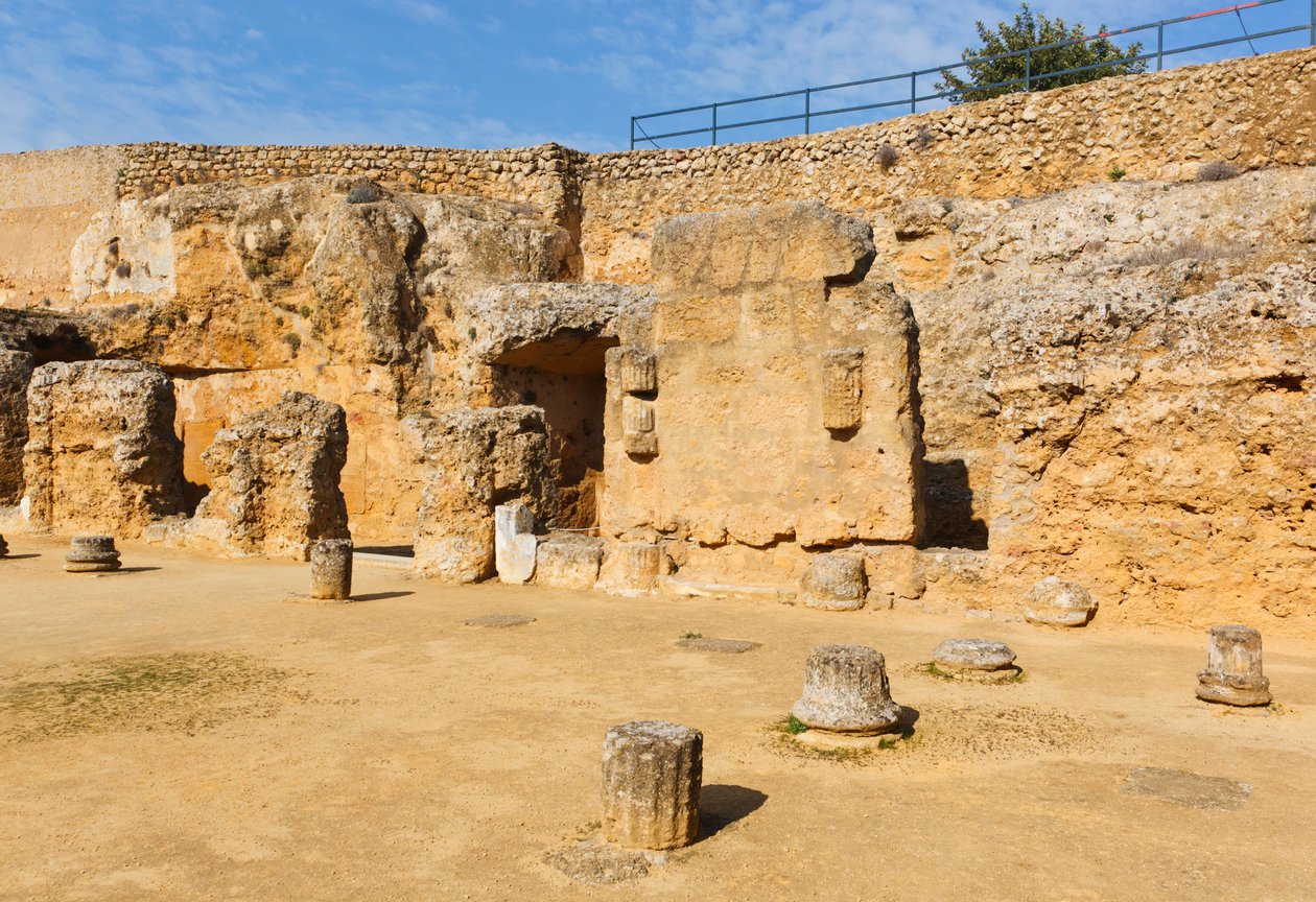 スペイン、セビリア県、カルモナの遺跡群。トゥルバデセルビア、セルビアの墓。 作： 不明不明