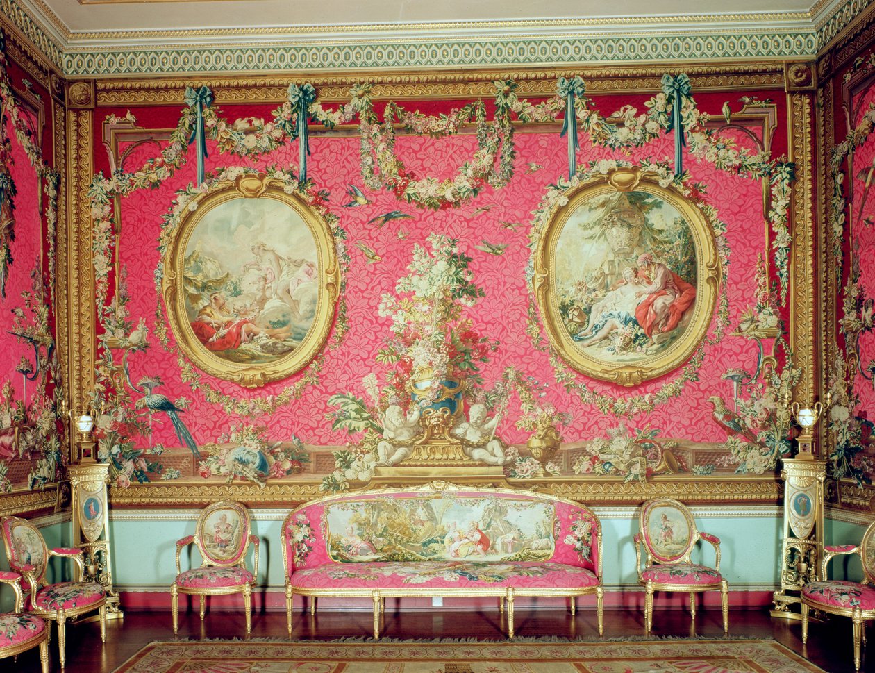 タペストリールーム、1763年頃の写真 作： 不明不明