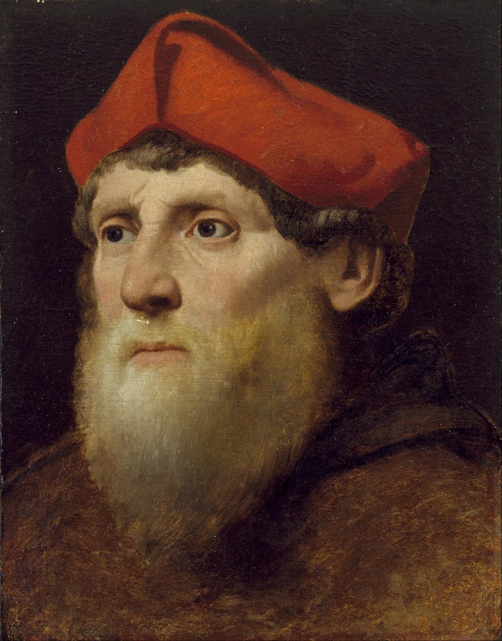 不明なイタリア語-ひげを生やした高位の肖像 作： 不明不明