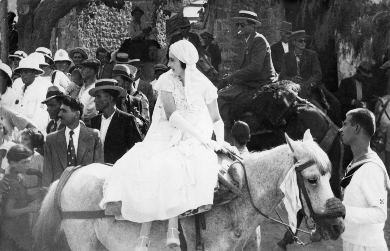 ギリシャの船員の結婚式、ピロス、ギリシャ、1938 作： 不明