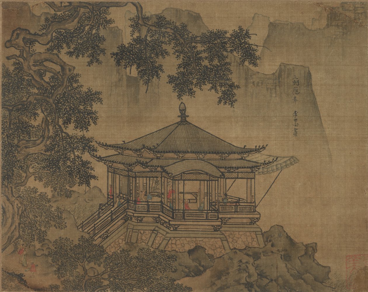 パビリオン、1127-1279。 作： 不明