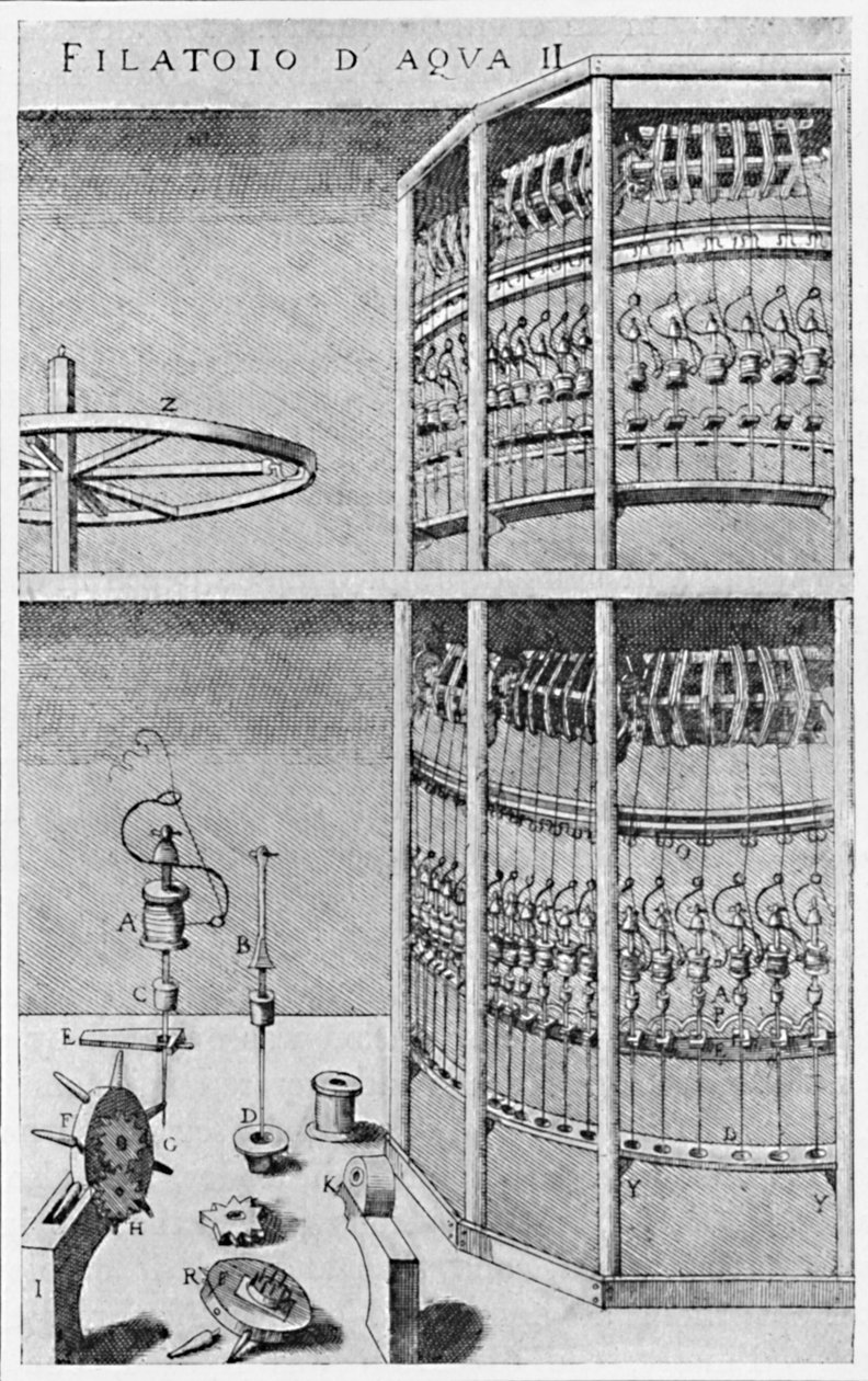 絹紡績工場、1607、1904 作： 不明