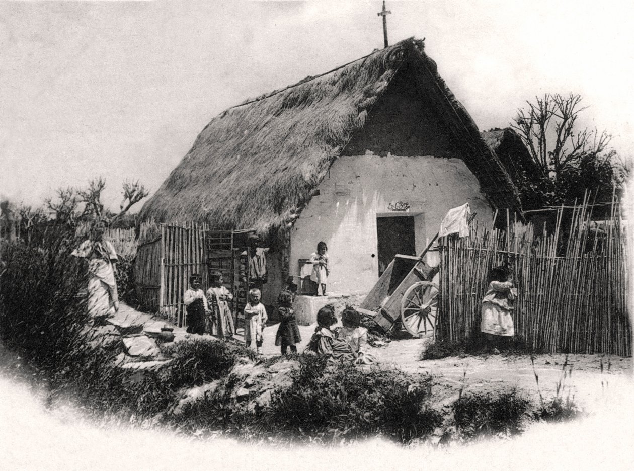 南米の小屋、c1900s 作： 不明