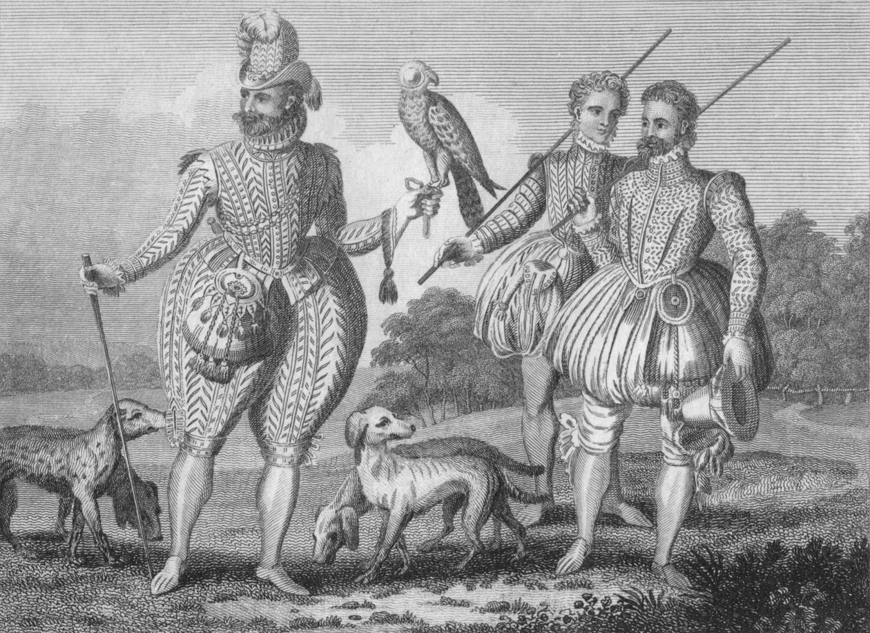 16世紀のスポーツマン、c1798。 作： 不明