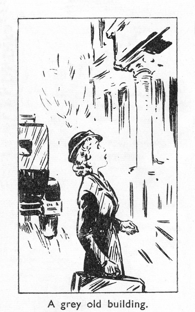 灰色の古い建物、1940 作： 不明