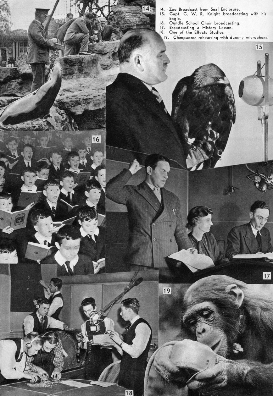 BBCへの訪問、1937 作： 不明