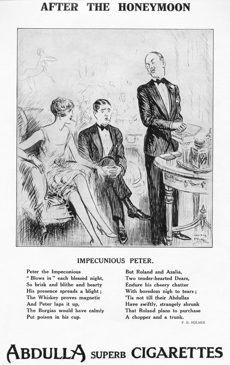 ハネムーンの後-Impecunious Peter、1927 作： 不明