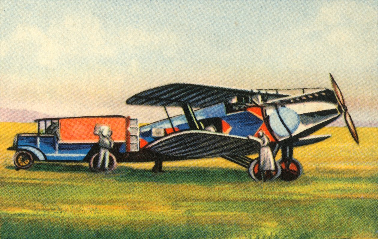 アルバトロスL 72c貨物機、1920年代、1932年。 作： 不明