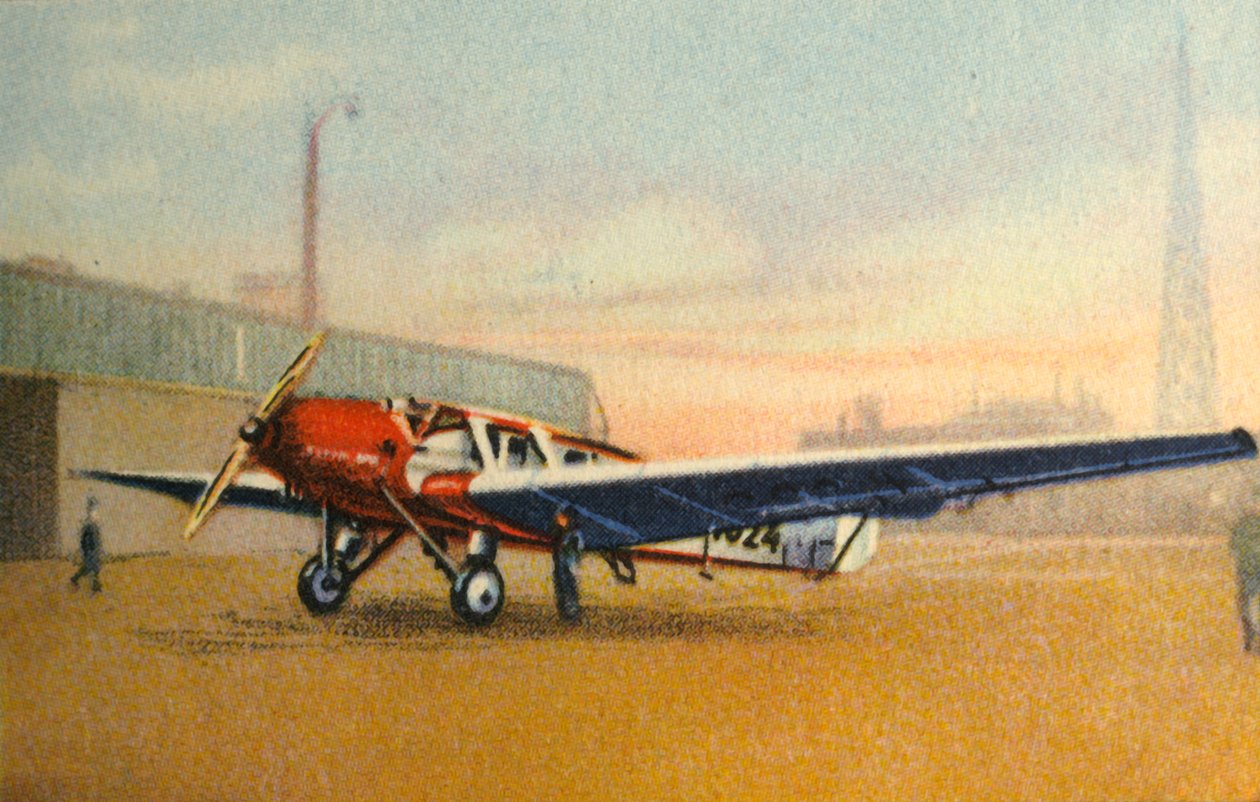 アルバトロスL 83アドラー飛行機、1932年。 作： 不明