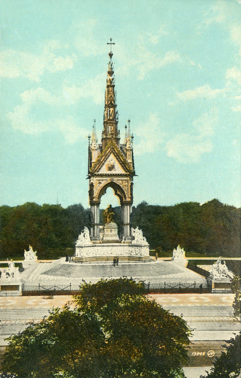 アルバートメモリアル、ロンドン、c1910。 作： 不明