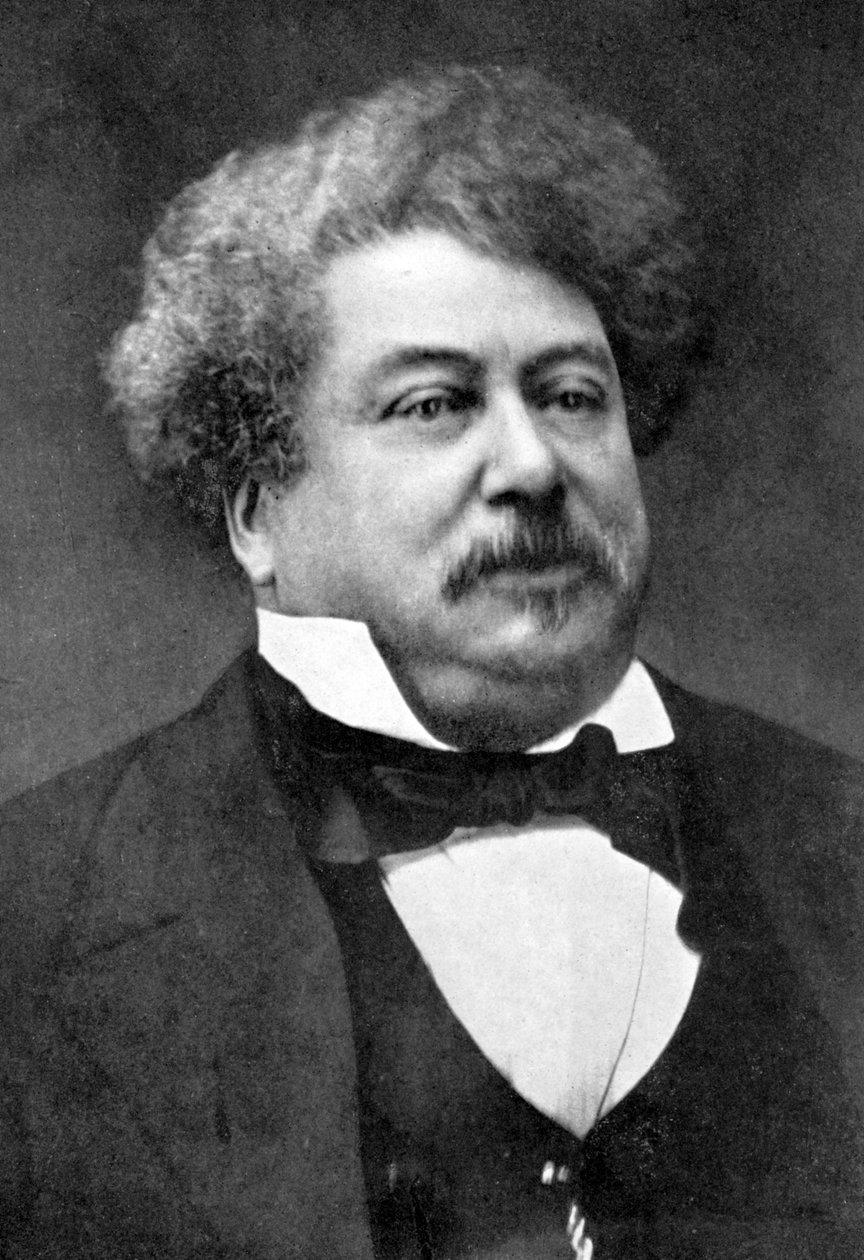 アレクサンドルデュマ、19世紀フランスの作家、1902年 作： 不明