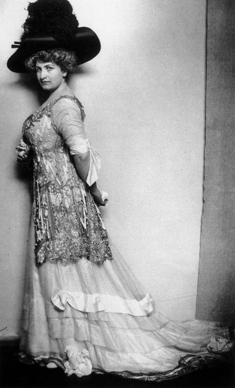 アルマ・マーラー、オーストリアの社交家、作曲家、c1908 作： 不明