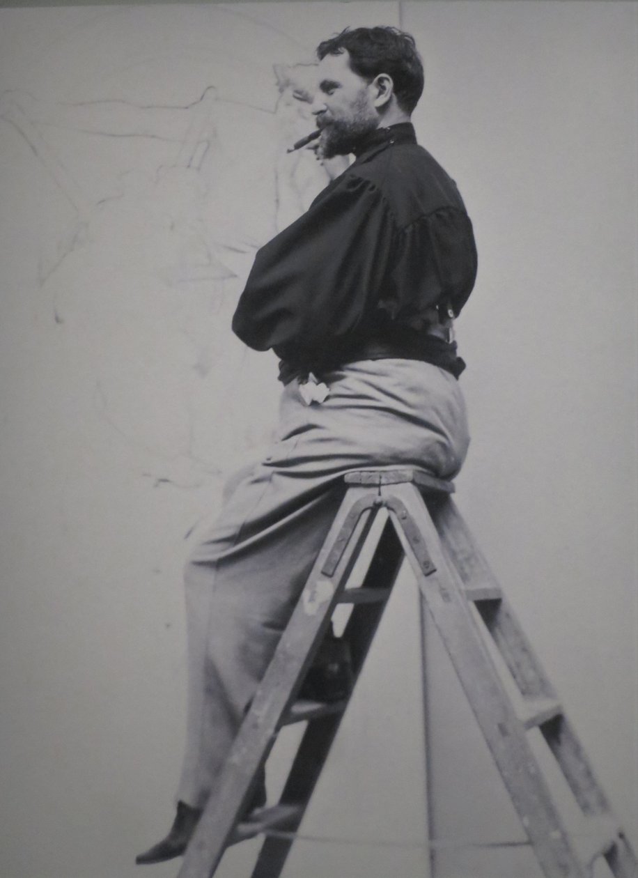 アルフォンス・ミュシャ、1896年。 作： 不明