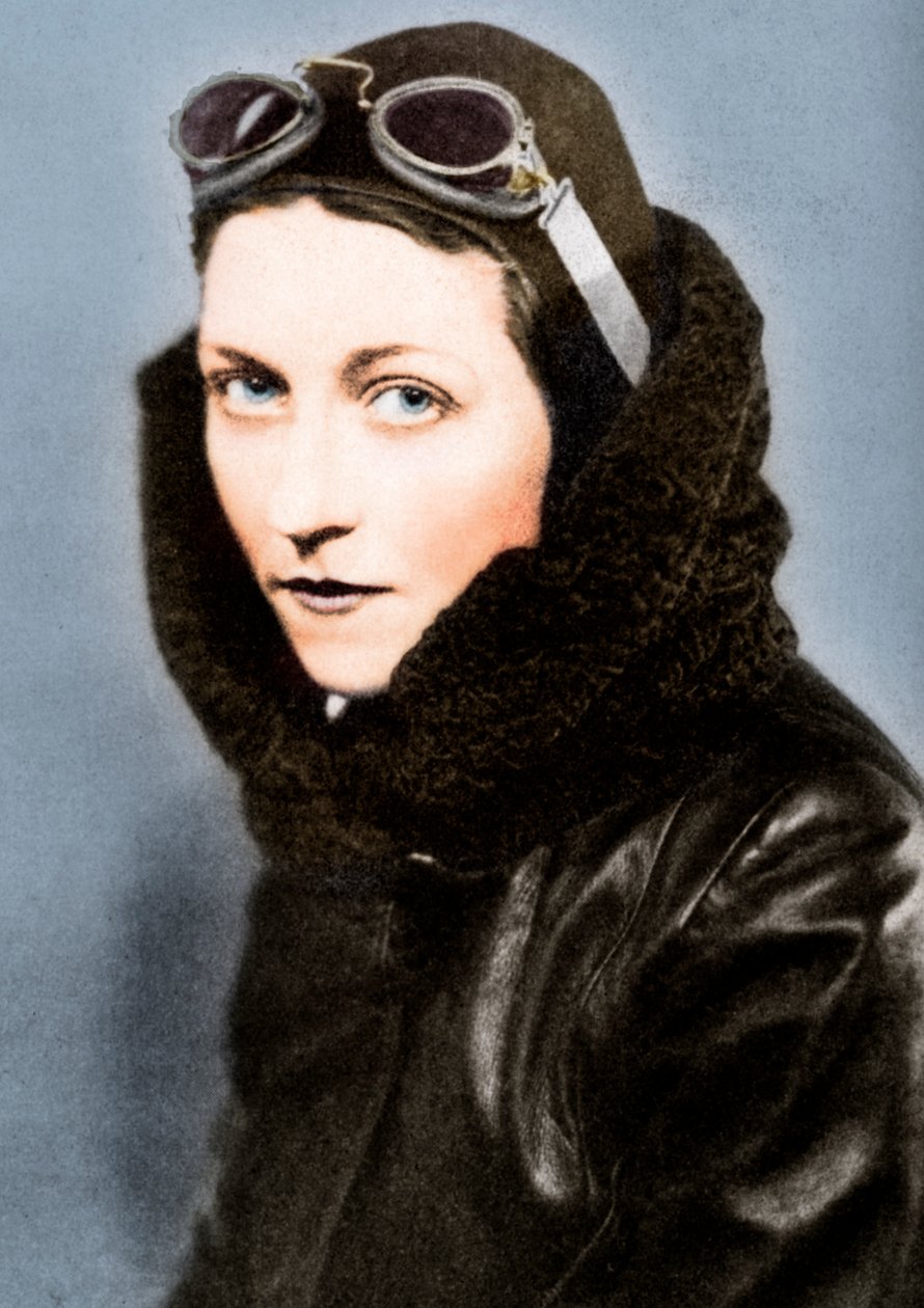 エイミー・ジョンソン、パイロット、c1930s 1936 作： 不明