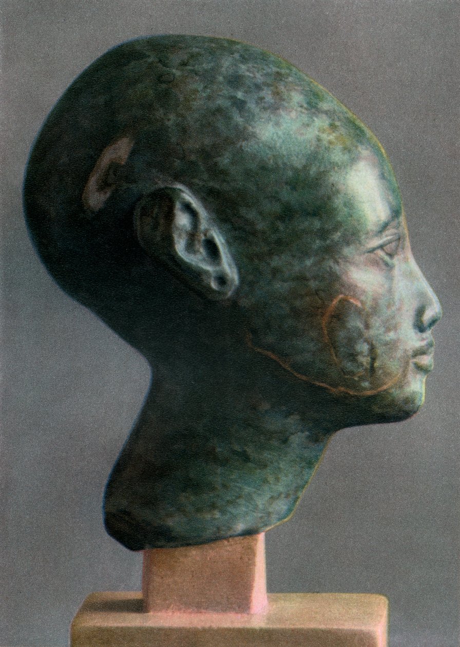 古代エジプトの王女、c1370 BC 1936 作： 不明