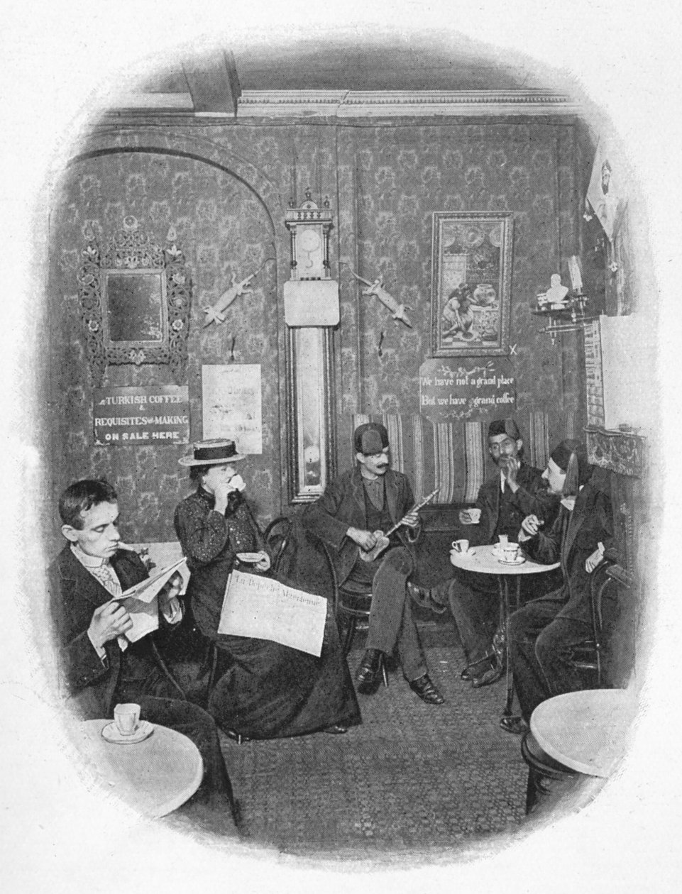 アラブのカフェ、ロンドン、1901年1901 作： 不明