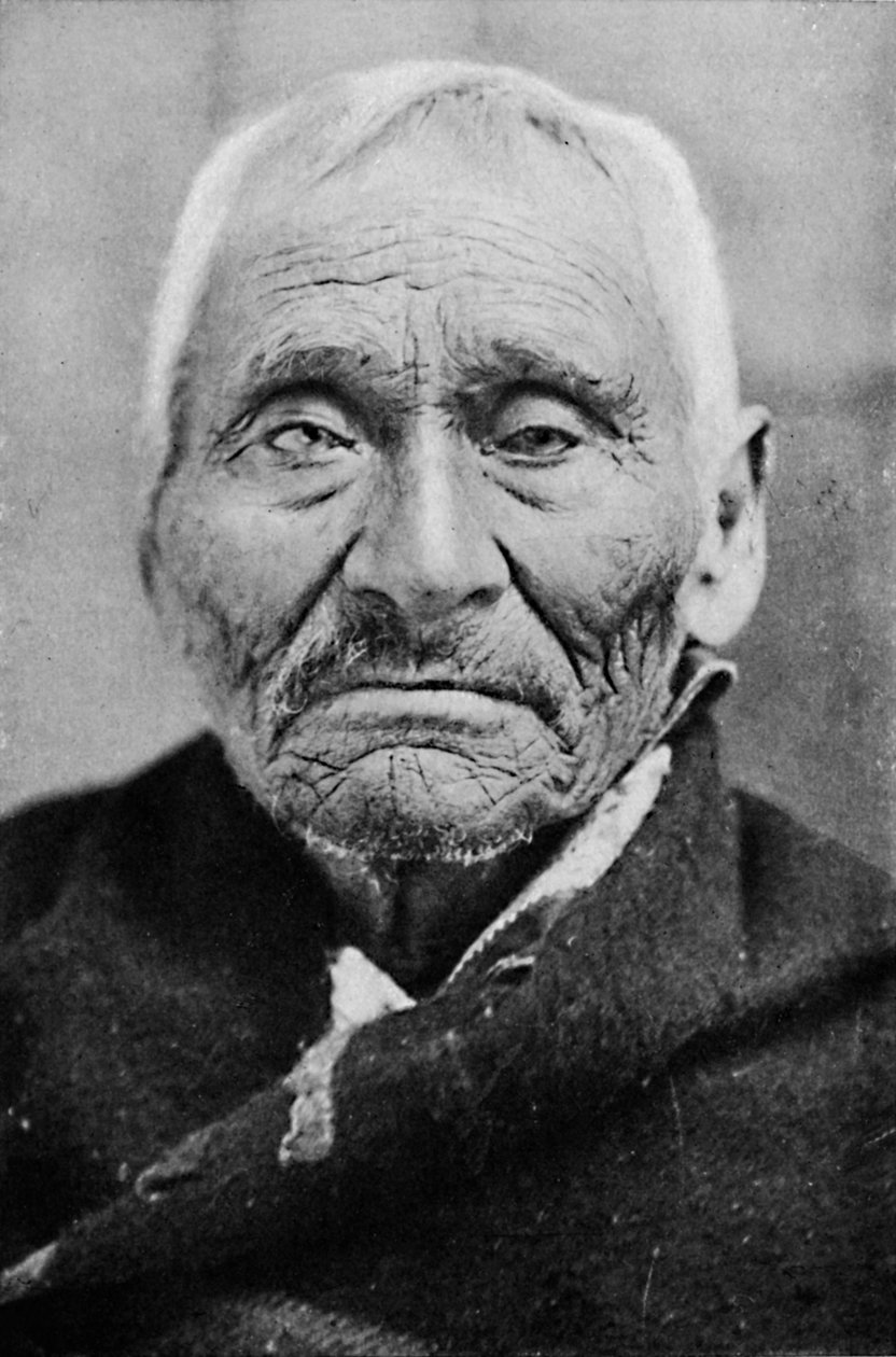 アラスカの老人トリンギット族インディアン、1912年 作： 不明