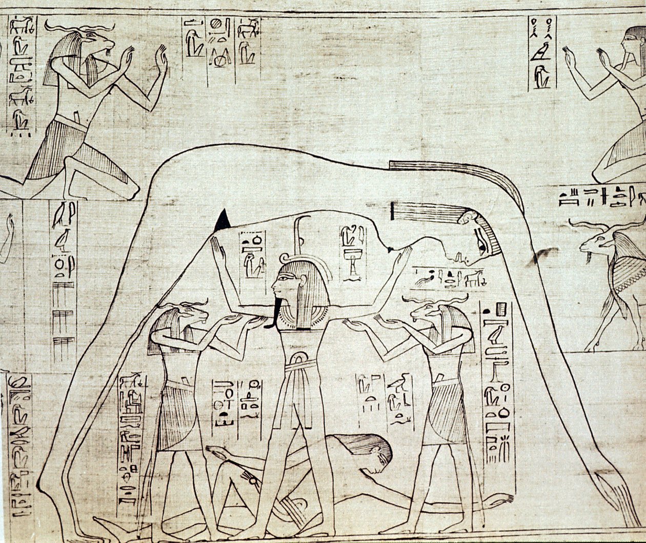 古代エジプトのコスモス、紀元前1025年 作： 不明