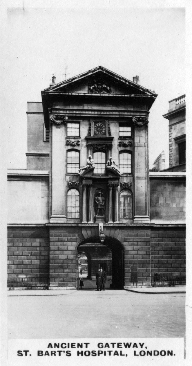 エンシェントゲートウェイ、セントバーツ病院、ロンドン、c1920s 作： 不明